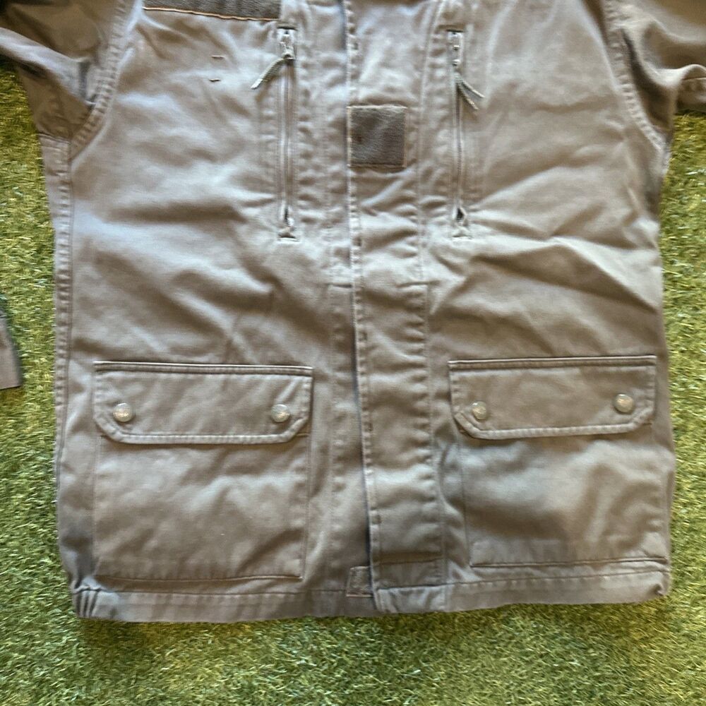 VINTAGE ARMY MILITARY Green COAT JACKET MENS 96 M 7080/9000 WAREIN LILLE 1988 - Picture 7 of 16